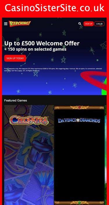 kerching casino|kerching bingo.